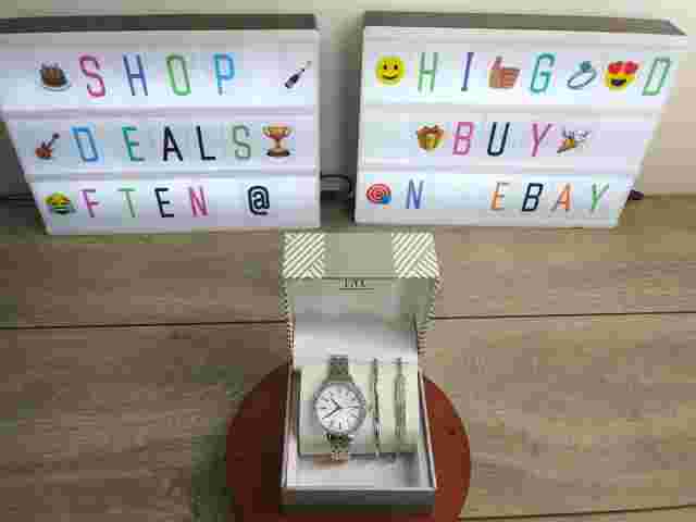 INC Silver Silver toned WATCH BRACELET SET BNIB 36 Mm Cute Trendy