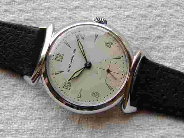 33mm WWII ERA mens MIMO MONITOR Otto Graef MILITARY VINTAGE WATCH good condition