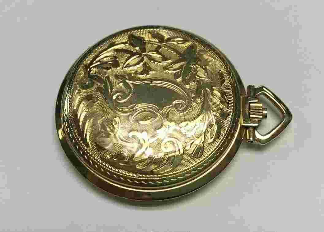 ARNEX 17 JEWEL POCKET WATCH SOLID 18K GOLD SWISS MADE UNADJUSTED INCABLOC