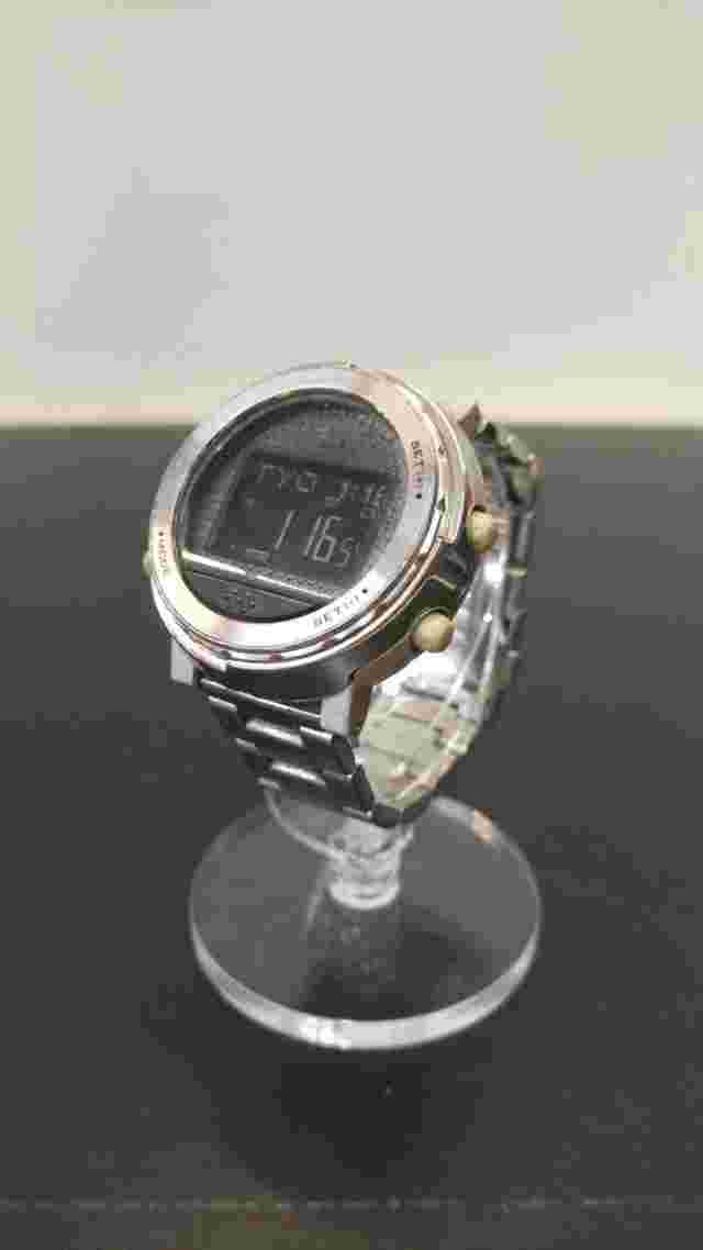 Wired Stussy Radio Wave Control Solar Quartz Digital Men's Watch Preowned
