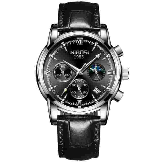 Men's Quartz Watch Chronograph Wirstwatch Waterproof  2403040609