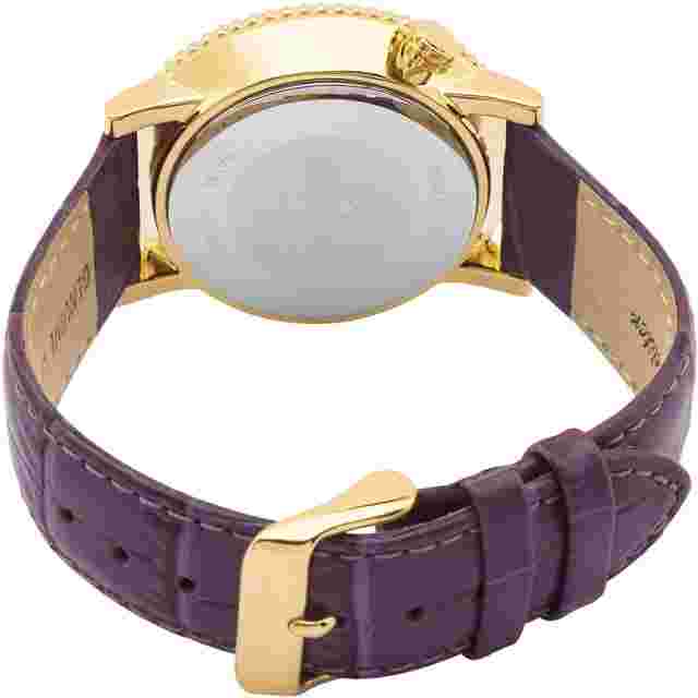 Burgmeister 41mm Mother Of Pearl Dial Purple Tone Leather Women's Watch BM802-28