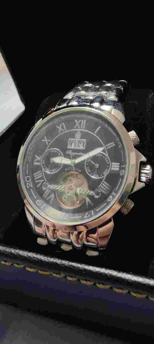 BURGMEISTER BM118-121 AUTOMATIC MOVEMENT 41mm STAINLESS STEEL MEN'S WATCH NEW