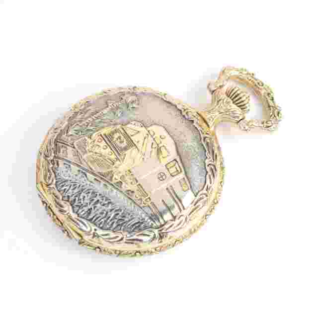 Brut Pocket Watch with Train - Quartz - CB33