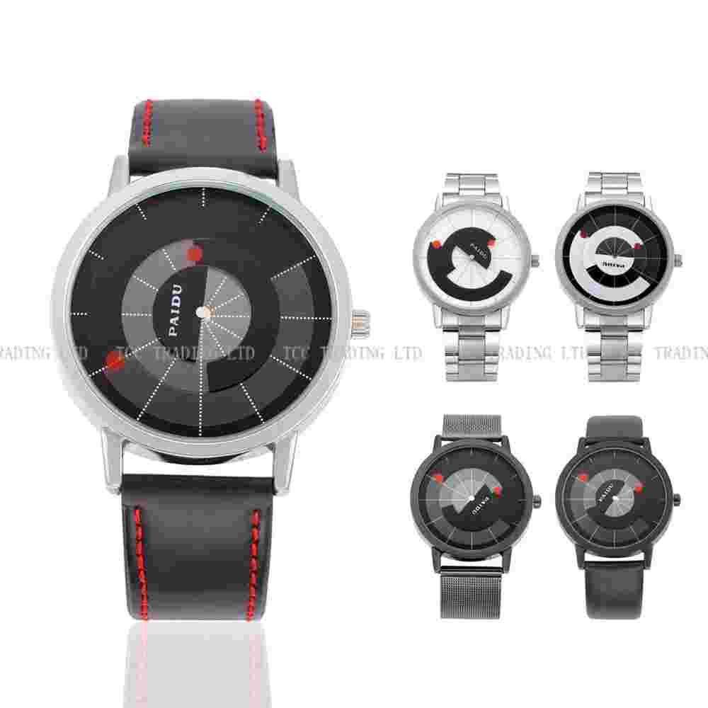 Wrist Watch Fashion Waterproof HOT PAIDU Quartz Simple Band Unisex Leather New