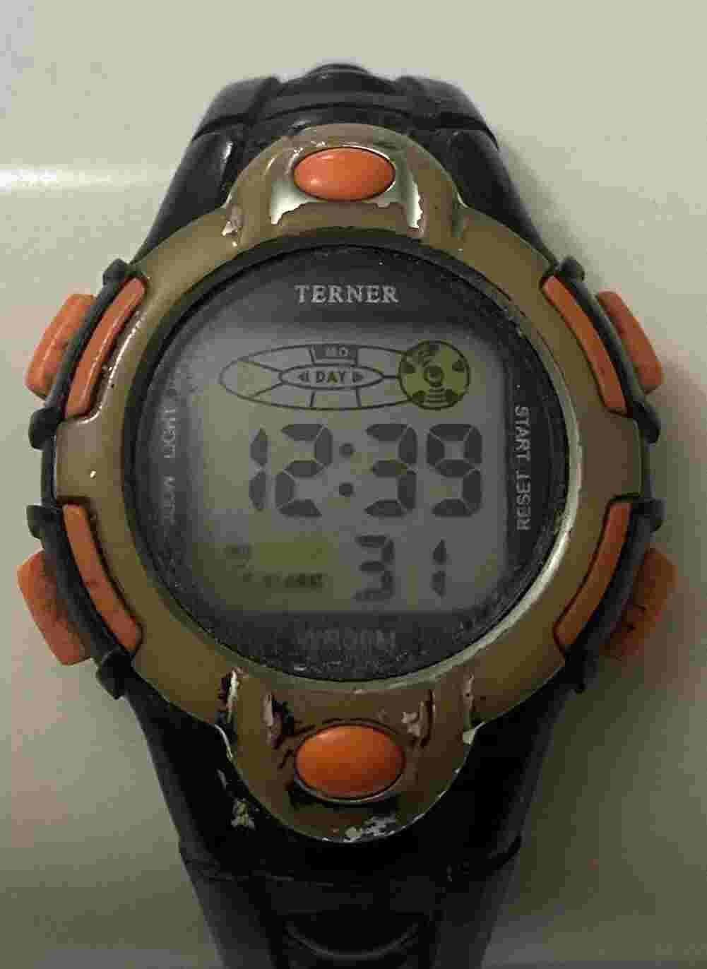 Bijoux Terner Sports Watch WR30M Blue B Backlight Accessories Stylish Hand