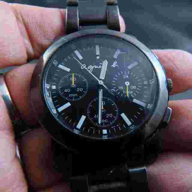 All Steel Agnes b  Chronograph 24 Hours Quartz Men Watch