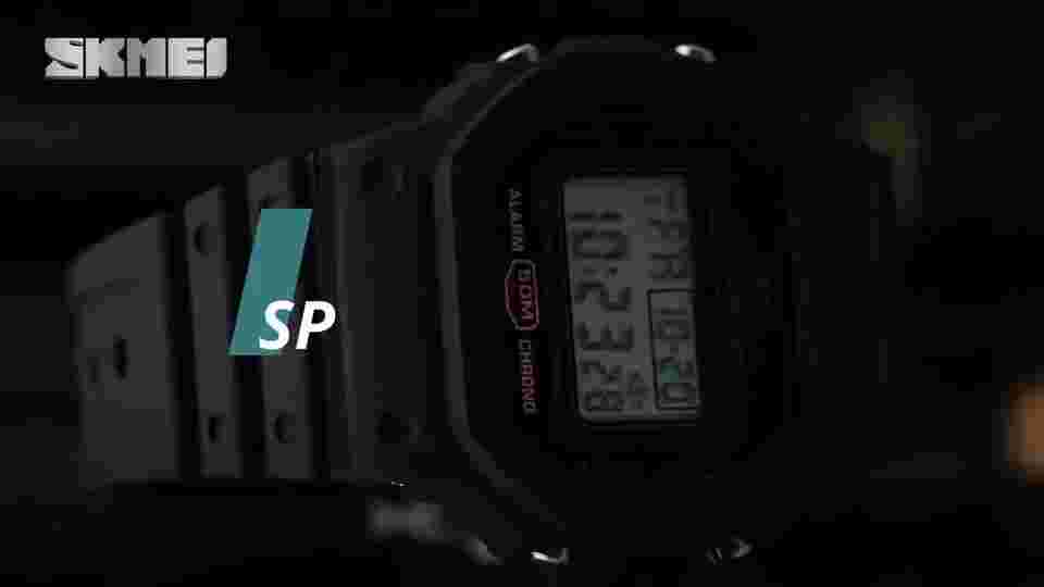 Stylish Retro Watch Men | 2-Time, Countdown, Digital, Sport, Fashion Rubber Watc