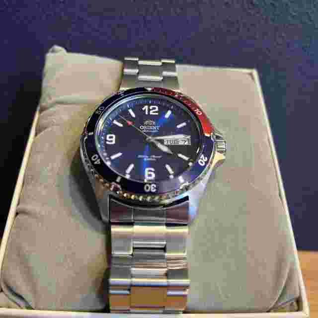 ORIENT Mako Automatic Pepsi Color day Date Analog Men's Watch Operational