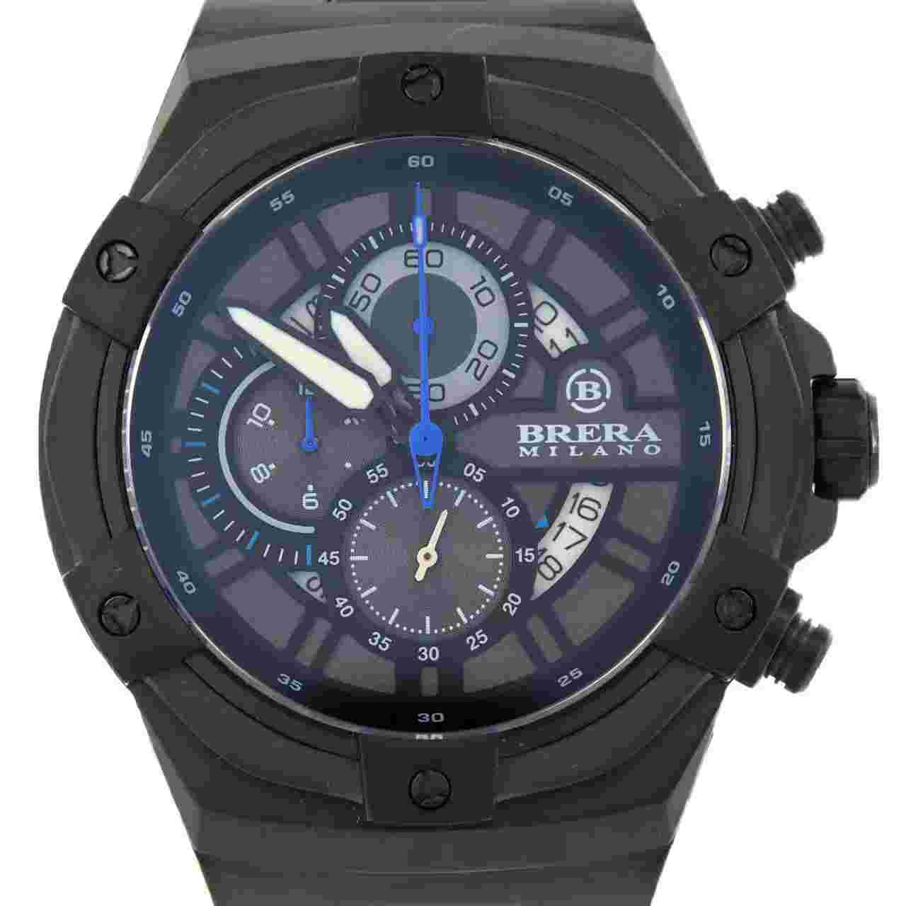 [New] Brera Milano Super Sportivo Evo Chronograph BMSSQC4503-BRC SS Quart