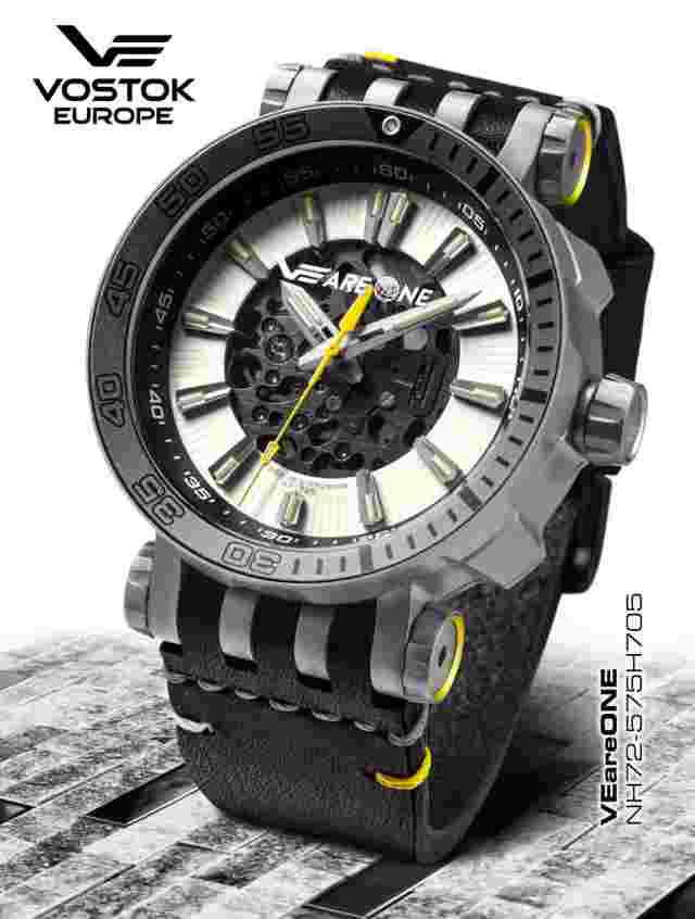 Vostok Europe VEAreOne 2022 Titanium Watch White-Dial NH72-575H705 Limited