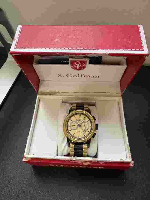 S. Coifman Chronographic Water Resistant Men Watch Model No. SC0418