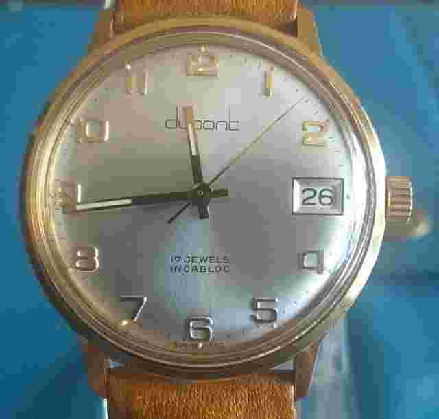 Dupont Vintage Gents Manual Wind Watch. Swiss 17Jewels , Serviced, 12m. Warranty