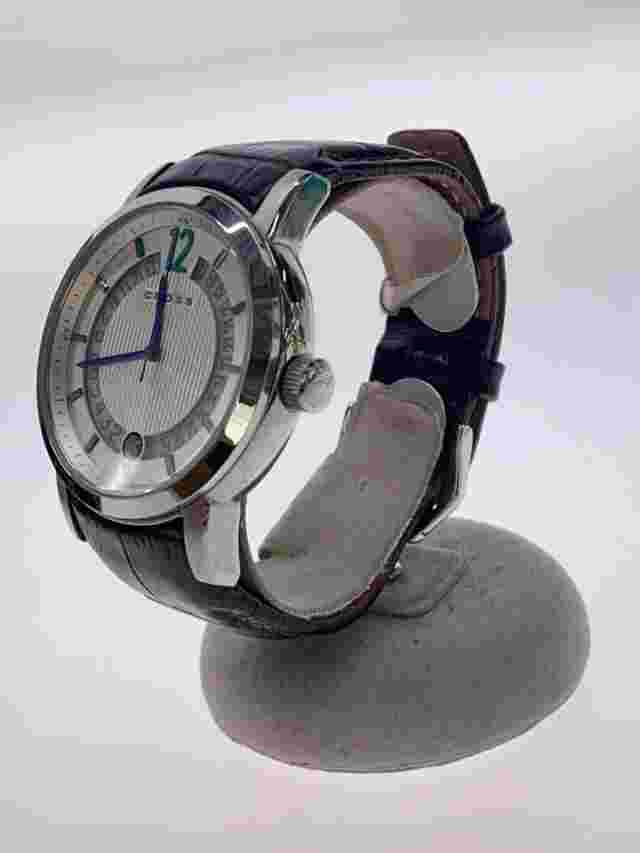 CROSS Watch Silver Brown CR8006 Men 6396