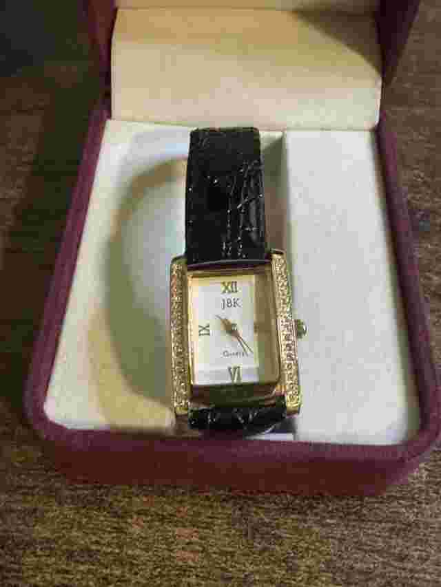 JBK Jacqueline Kennedy Onassis Black Camrose & Kross Watch Women Jackie Stones