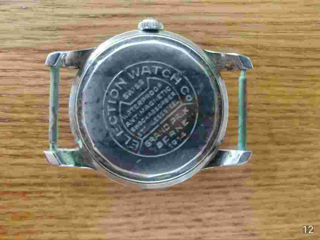 Rare Election Watch Grand Prix Berne 1914 Swiss Manual winding