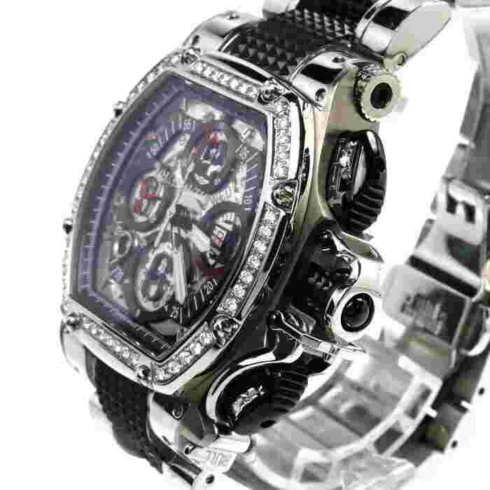 AQUANAUTIC King Tonneau Chronograph TNSVSKN01T02 Men's Watch From Japan G0113
