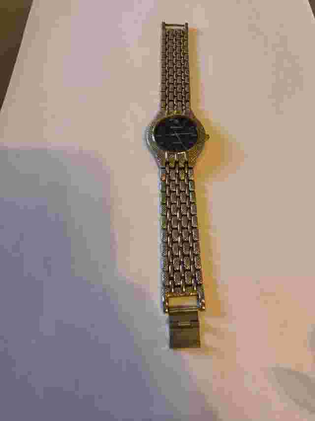 Megaliths - Silver and vivid blue wristwatch - Untested