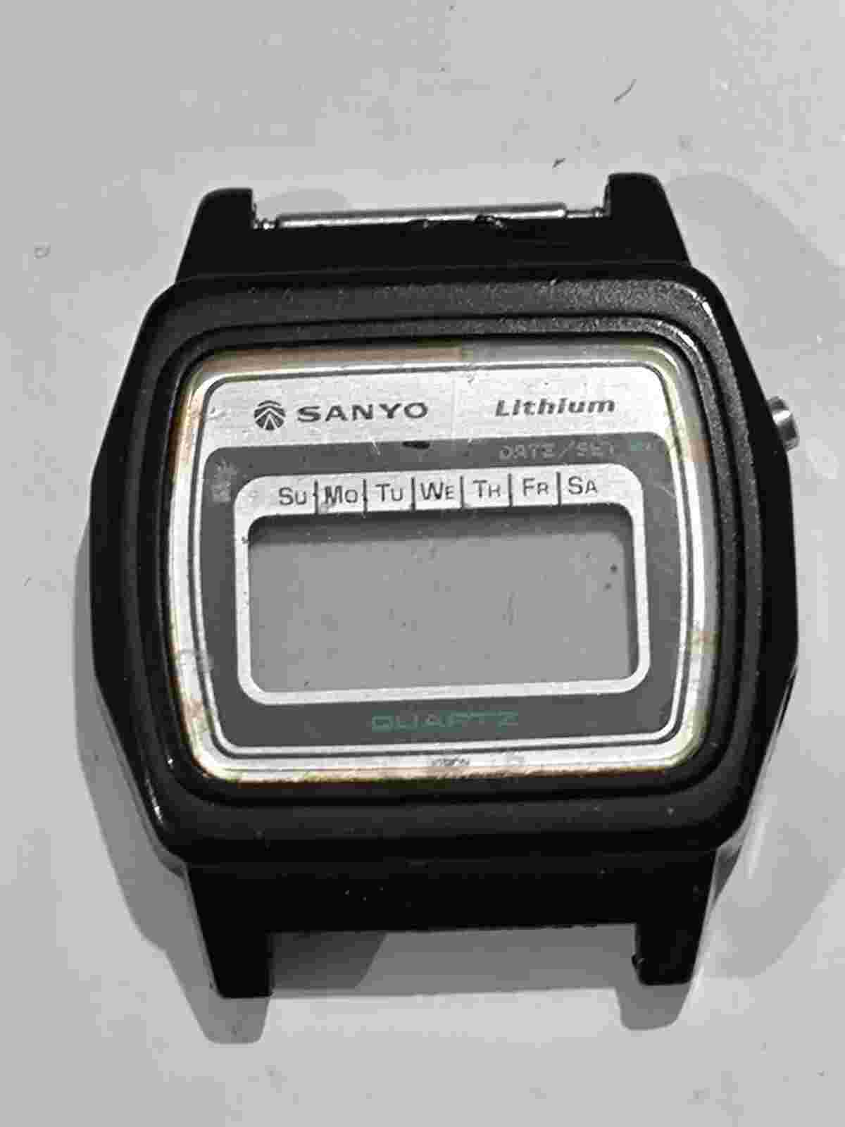Sanyo Vintage Digital Watch Untested