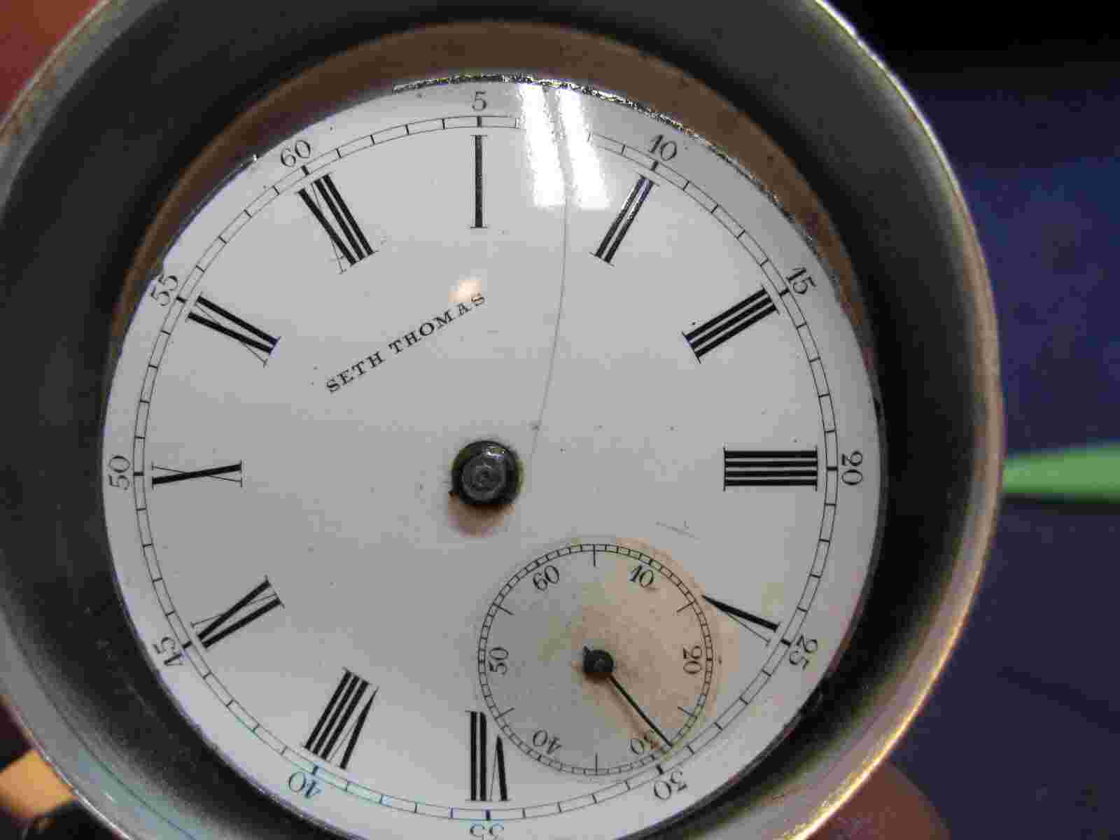 18s Seth Thomas LS HC pocket watch movement