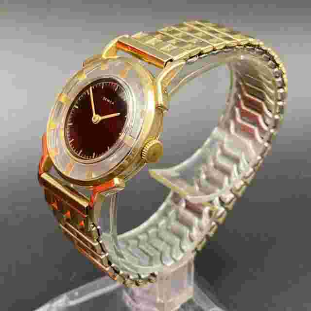 Vintage Semca 17 Jewels AS 970 Swiss 10K Rolled Gold Plate Skeleton Watch