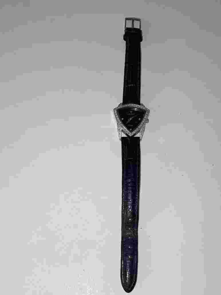 Lancaster Italy Diamond Triangular Watch