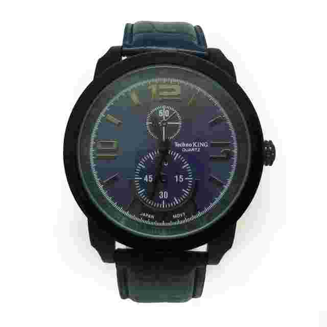 MEN TECHNO KING BIG FACE HIP HOP WATCHES EXTRA LONG BAND