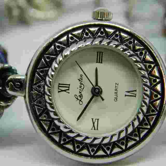 Lexington 5848 Charm Bracelet Quartz Analog Women's Watch Sz. 6 1/4" New Battery