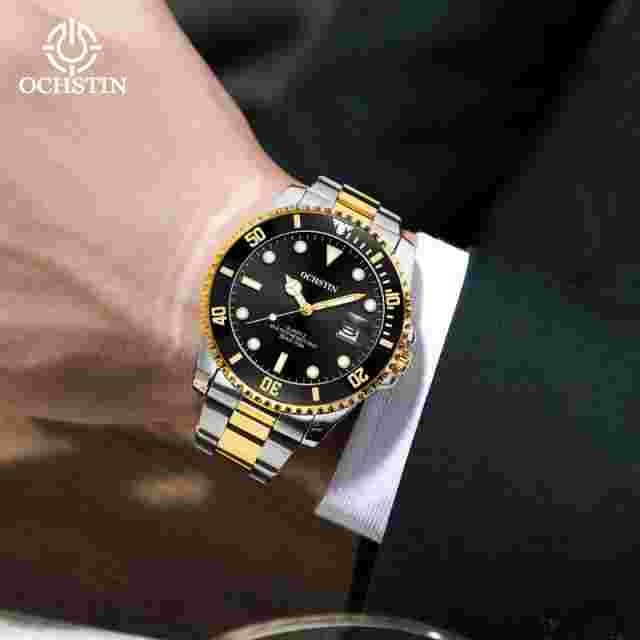 Men's Quartz Watch - Waterproof Chronograph Wristwatch LK656400083735