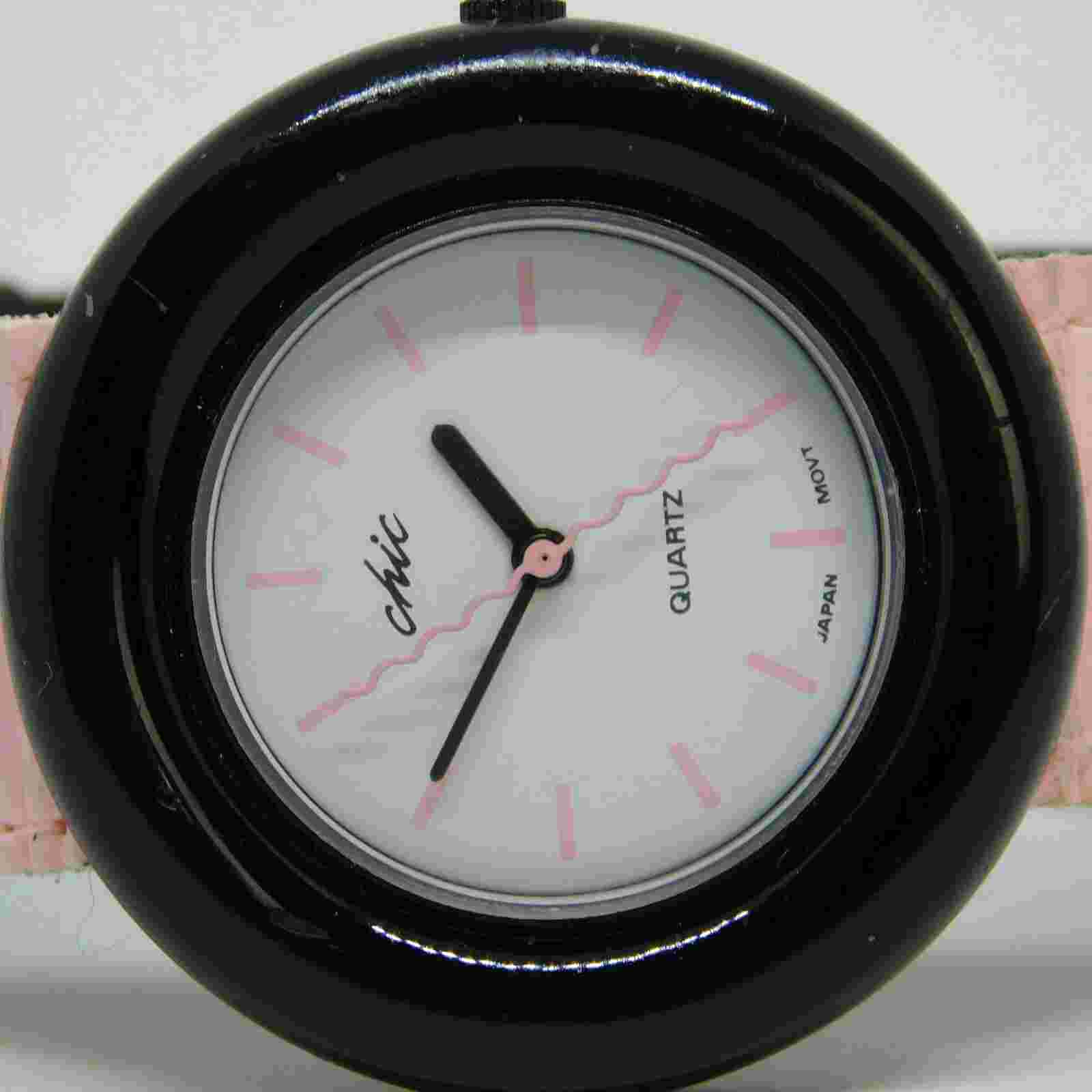 CHIC CK156A Genuine Leather Quartz Analog Women's Watch New Battery