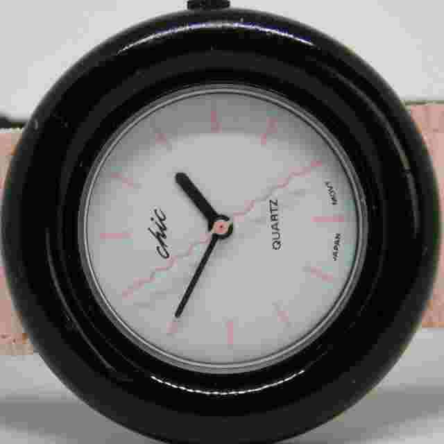 CHIC CK156A Genuine Leather Quartz Analog Women's Watch New Battery