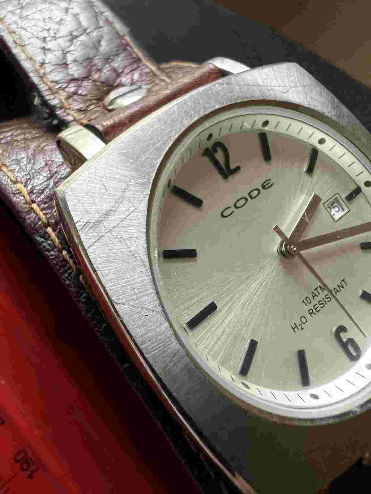 Men’s Watch CODE Leather Cuff