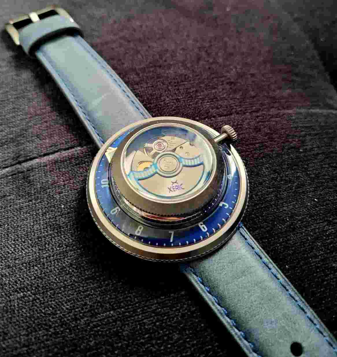 Xeric Invertor Automatic Navy Tan Limited Edition Watch #33/999