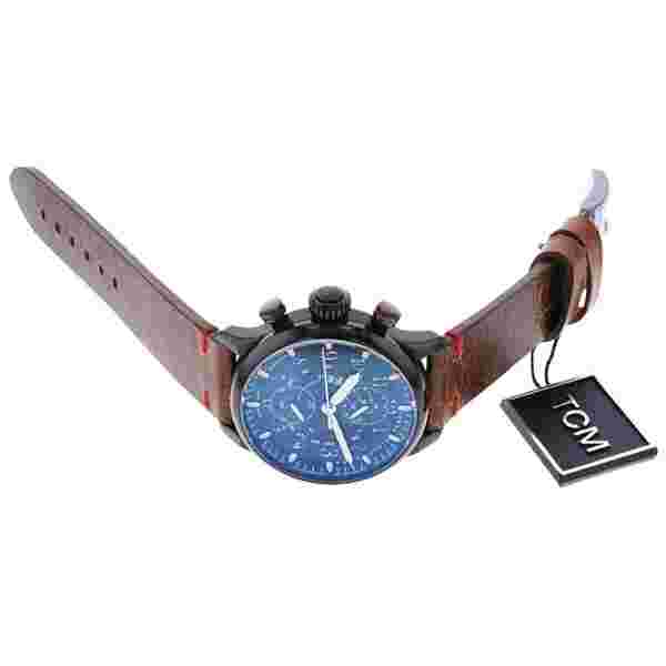 TERRA CIELO MARE Crono Sorci Verdi Mancino TC7016PVD3PA Men's Watch "NEW"