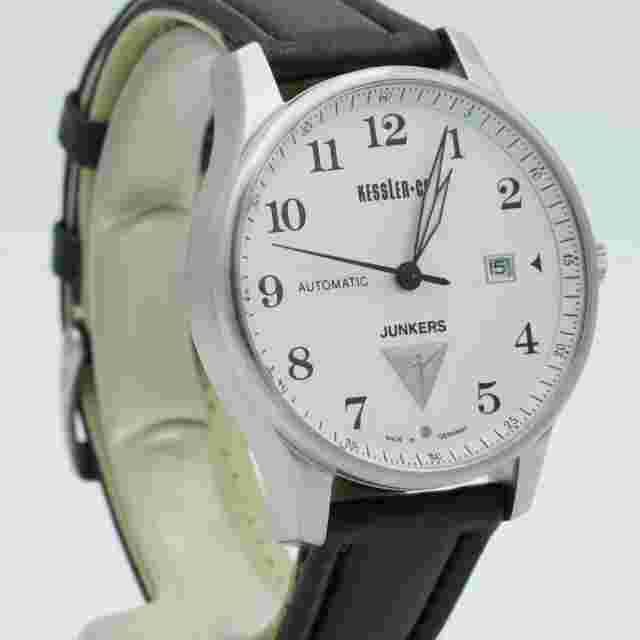 Junkers Ju 52 Automatic Men Watch 6650 Beautiful Condition Rare 40mm Top White