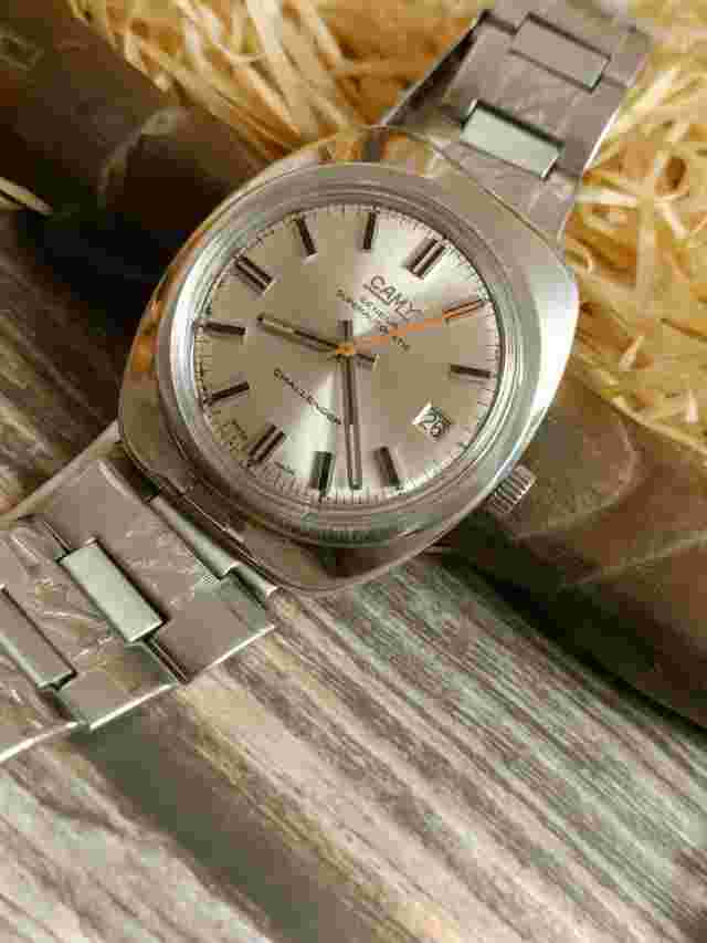AUTHENTIC CAMY GENEVA SUPER AUTOMATIC CHALLENGER MEN'S MINT DATE VINTAGE WATCH