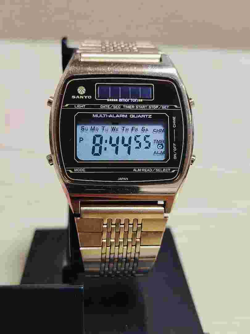 Rare Vintage 80's SANYO 514-67 Digital Watch