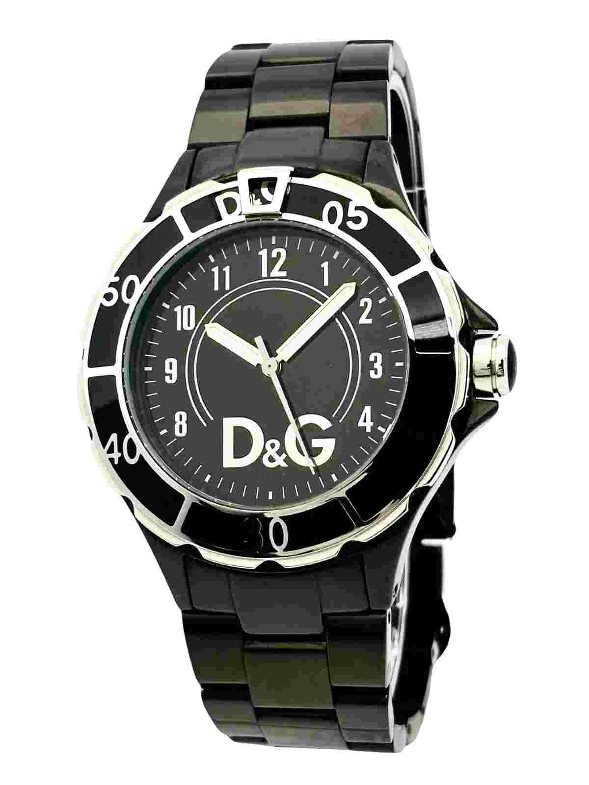 D&G Dolce & Gabbana DW0663 Men’s Anchor Black Ion Plated Stainless Steel Watch