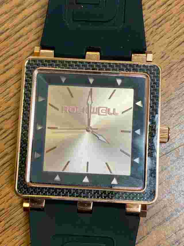 NEW Rockwell The CF Fast and light Stainless Steel Watch Black (NEEDS BATTERY)