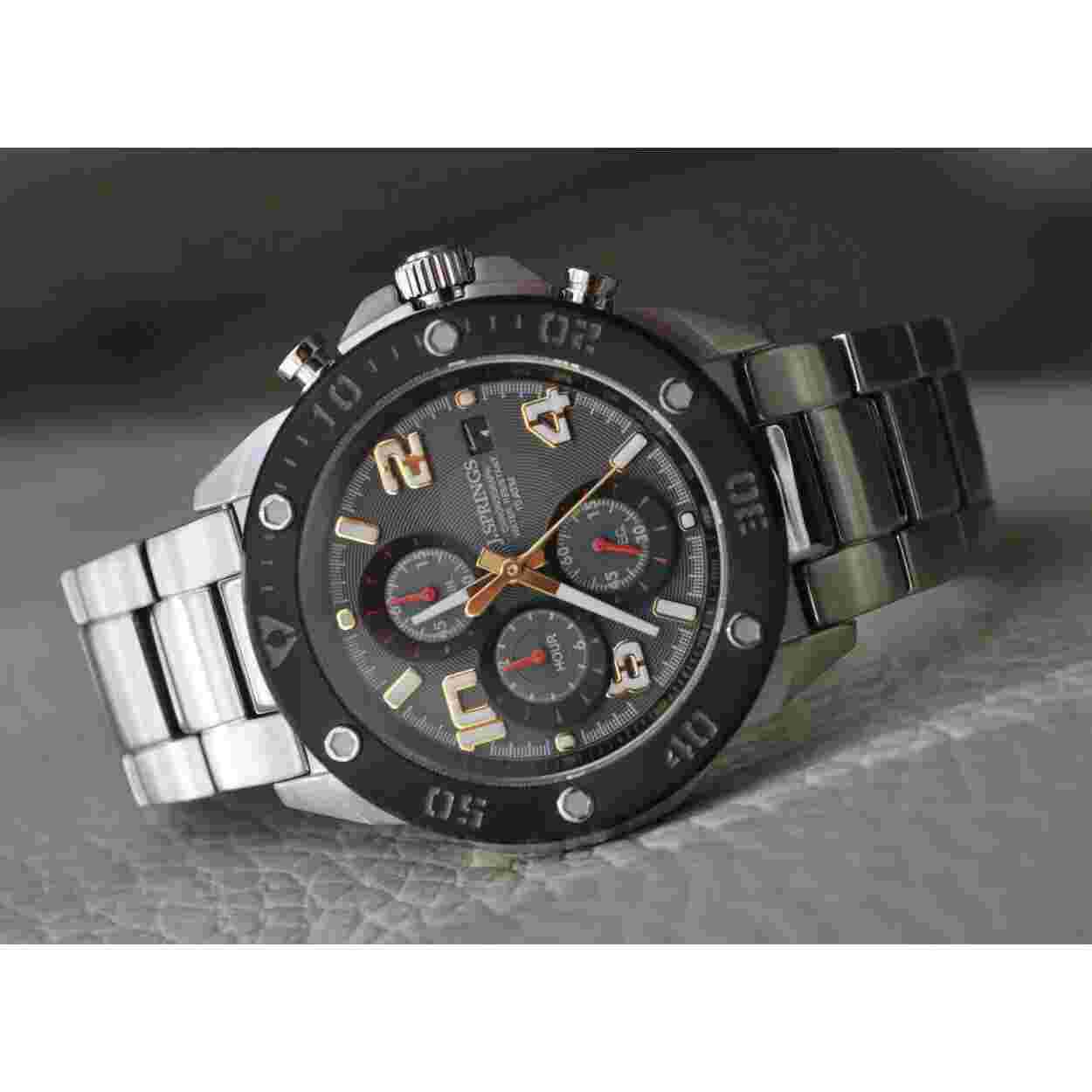 J. Springs by SEIKO Instruments Inc. Men's Chronograph Watch 10 ATM BFH005