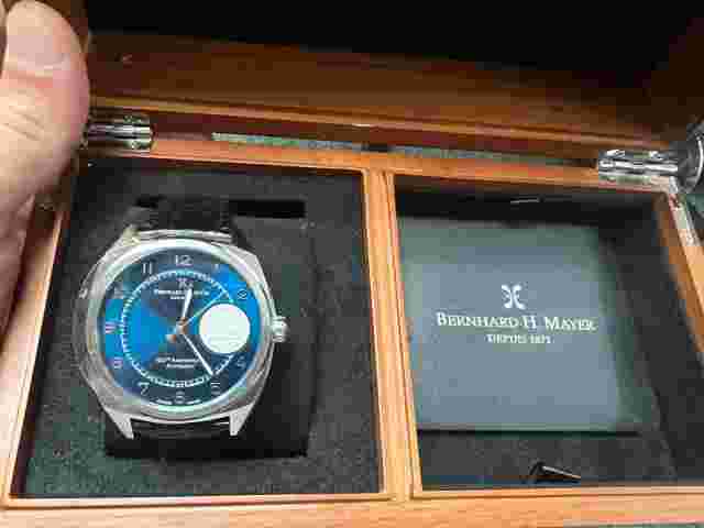 Bernhard H. Mayer Automatik Sapphire Limited Edition 0438/1871 BH47T/CW 150th An