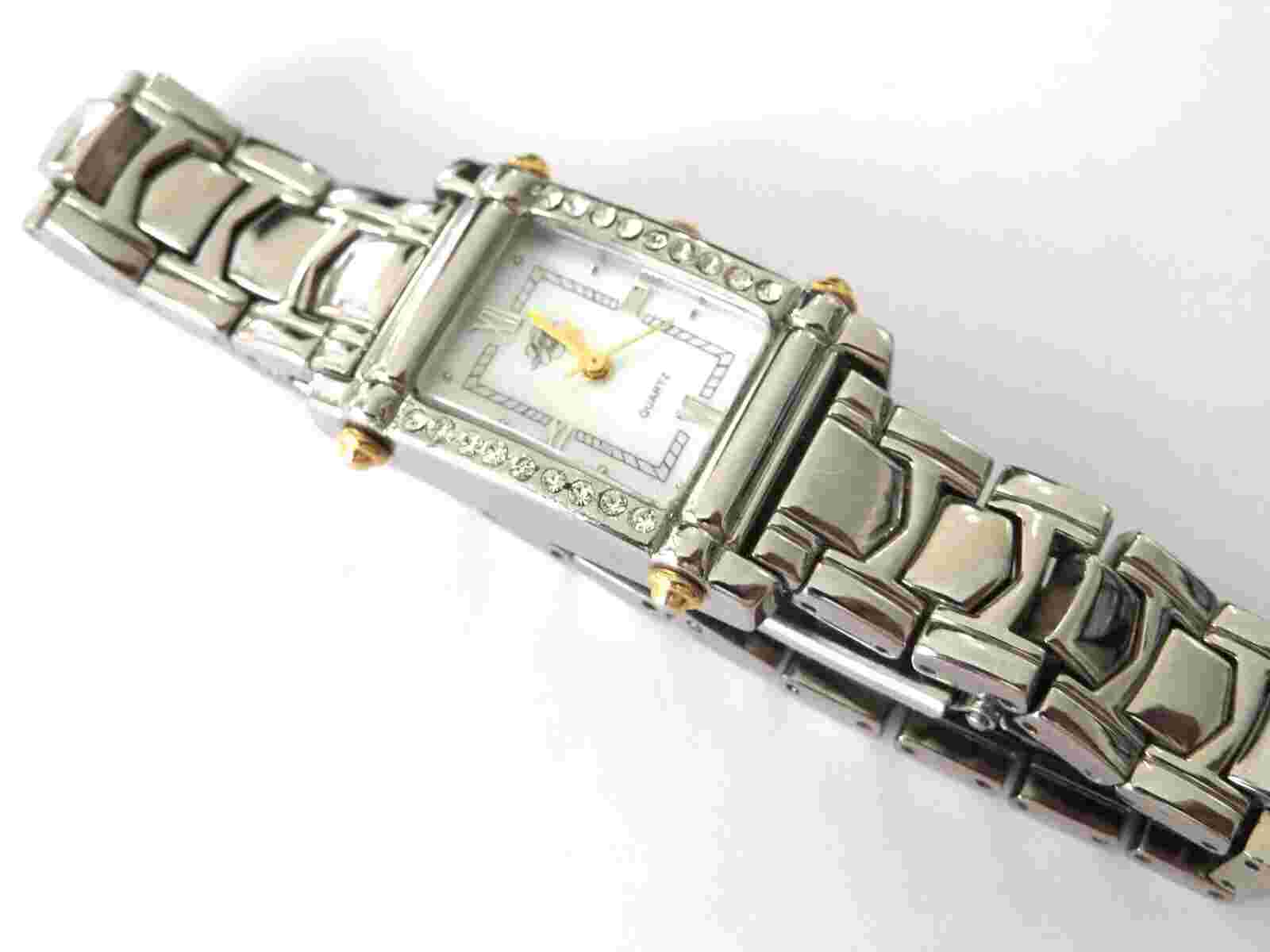 KIRKS FOLLY SILVER QUARTZ WATCH