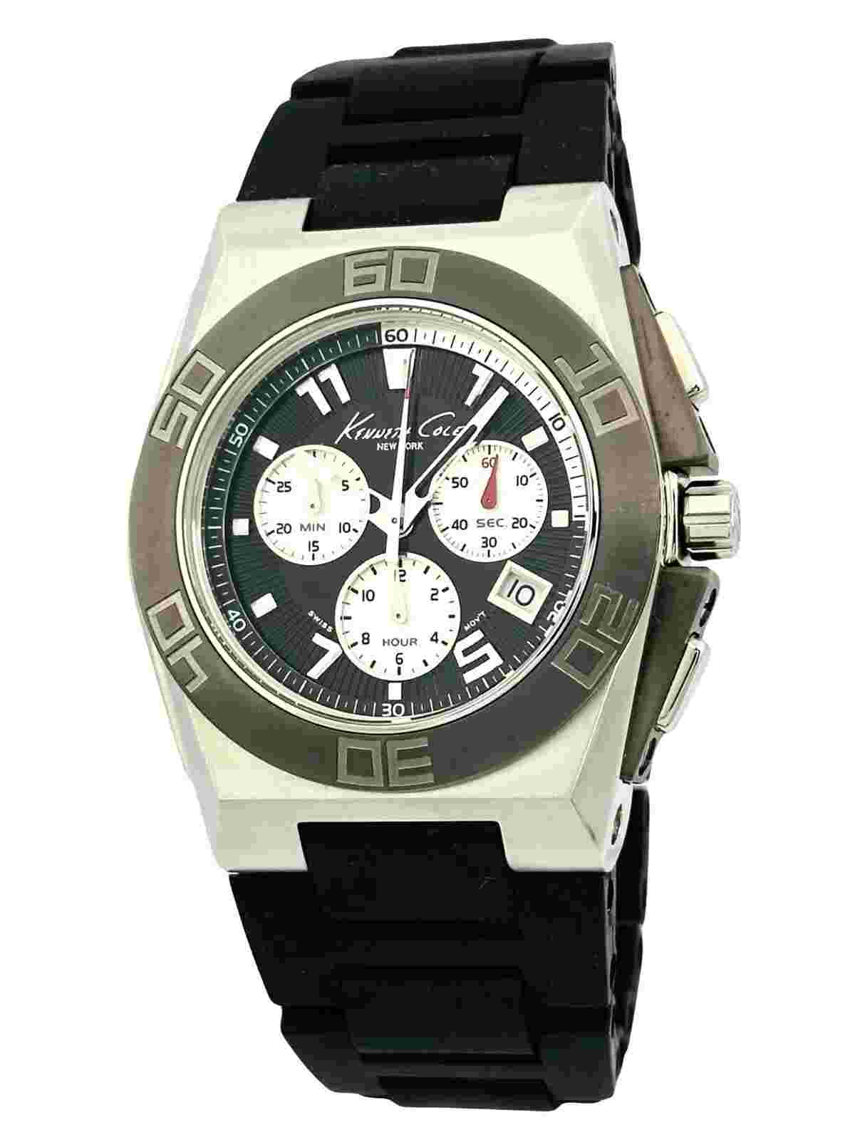 Kenneth Cole Swiss KS1018 Men's Multifunction Chronograph Swiss Movement Watch