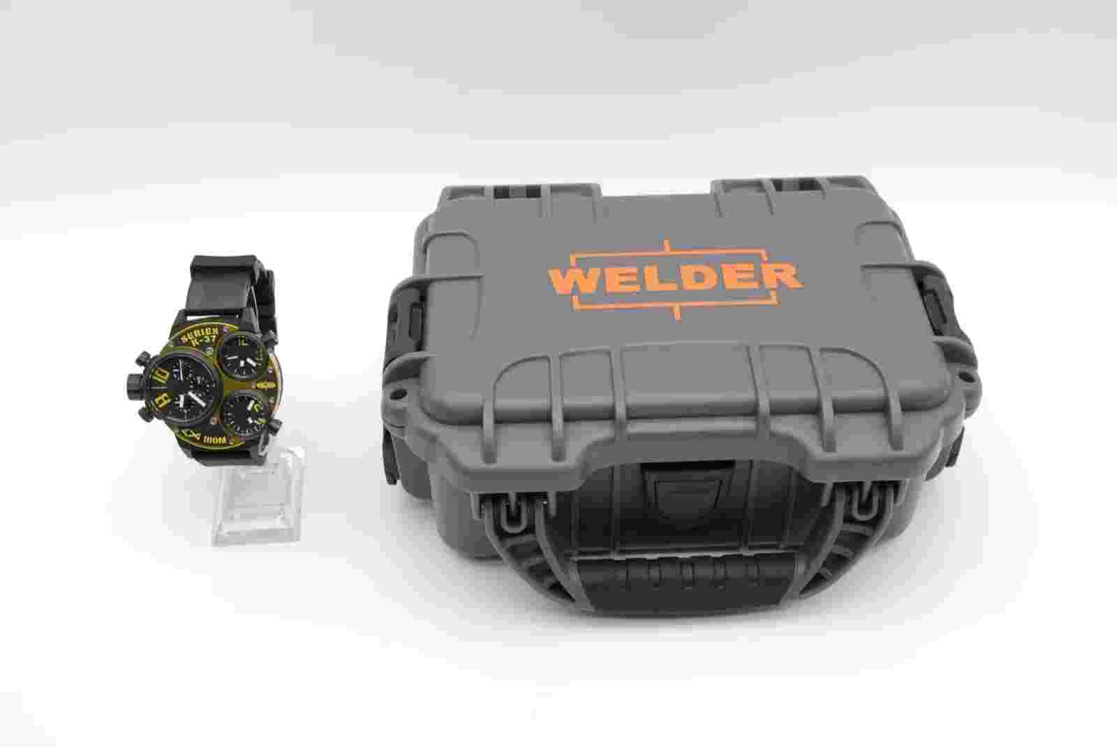 New Batt. 【 Almost MINT w/ Box 】 WELDER Series K-37 6501 50mm Quartz Men's Watch
