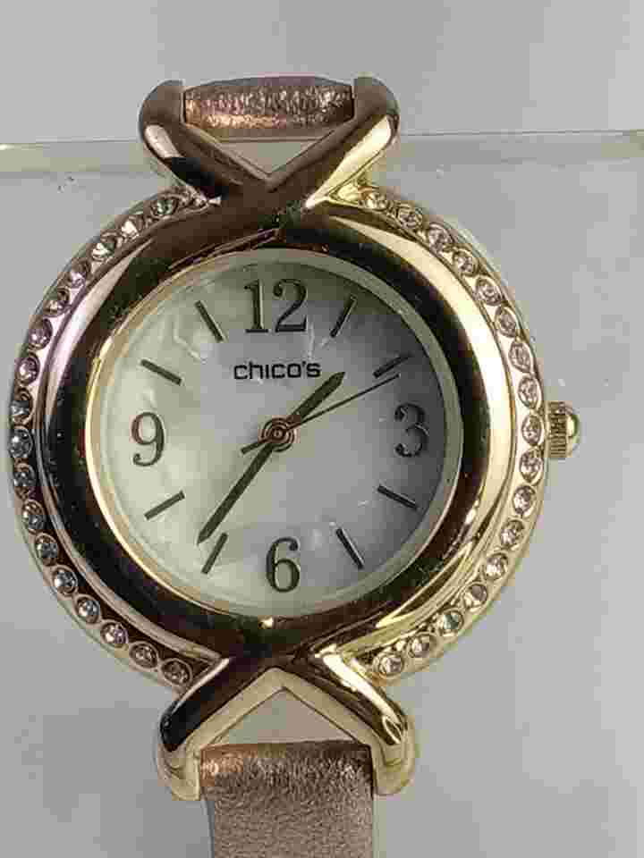 626 Chicos Genuine Leather Band Japan Movement Quartz Ladies Watch