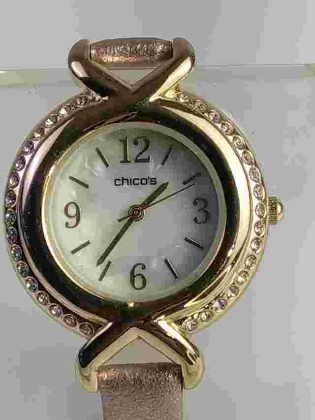 626 Chicos Genuine Leather Band Japan Movement Quartz Ladies Watch