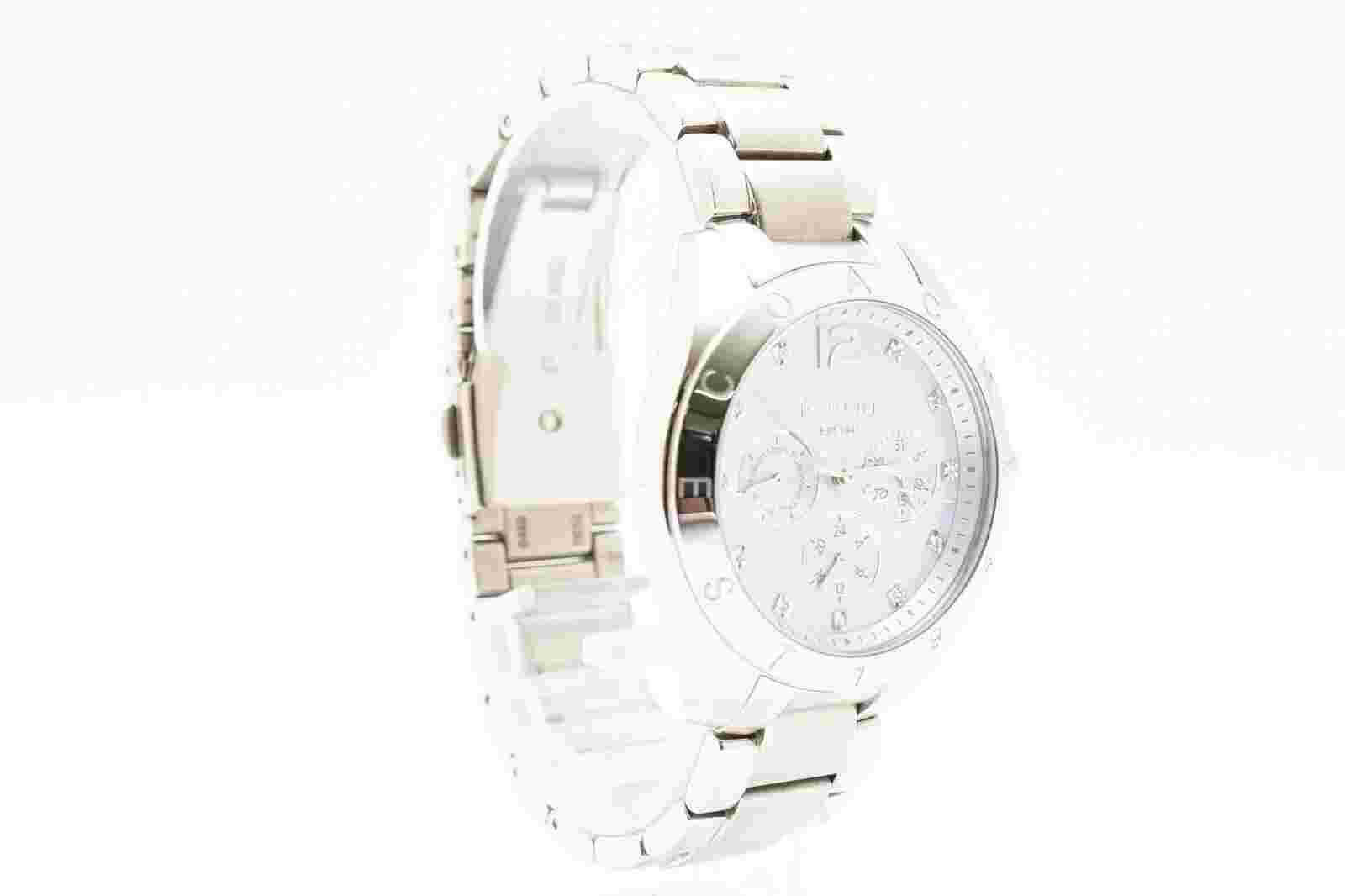 Rare [MINT] COACH CA.67.7.14.0847 Unisex Silver Blue Dial Watch Diamonds 18.0cm