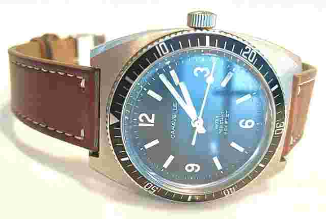 Vintage CARAVELLE 666 Devil Diver Steel Watch 3,6,9 Explorer Dial 36.5mm