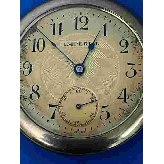 Antique Imperial 12s Pocket Watch Running Illinois Supreme case 10k gold filled