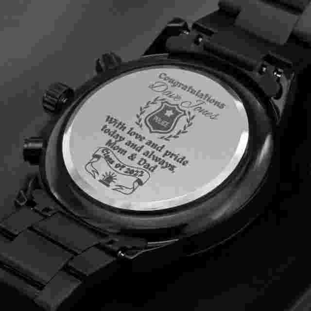 Engraved Police Academy Graduation Gift Watch, Law Enforcement Gifts